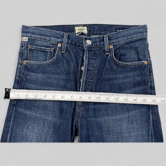 Citizens of Humanity Jeans 30 x 27 Liya High Rise Crop Distressed Women's 28 - Picture 9 of 13